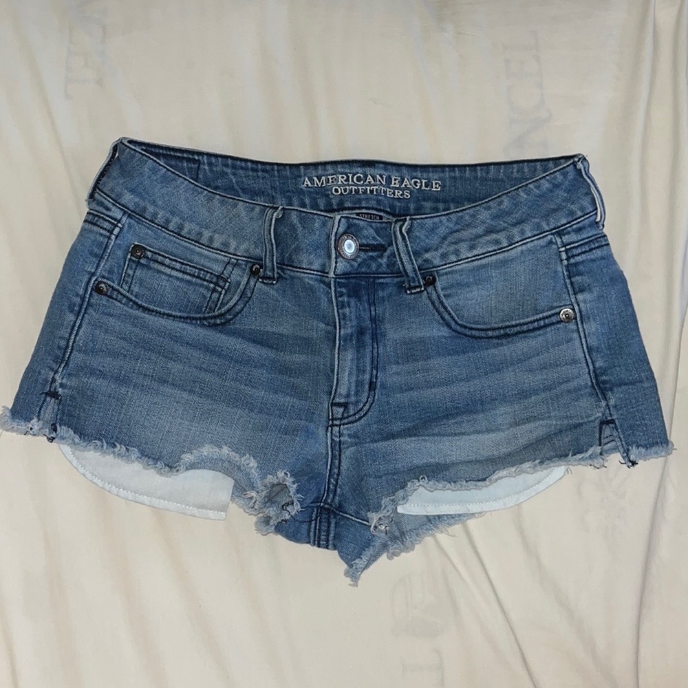 American Eagle Shortie Jean Shorts